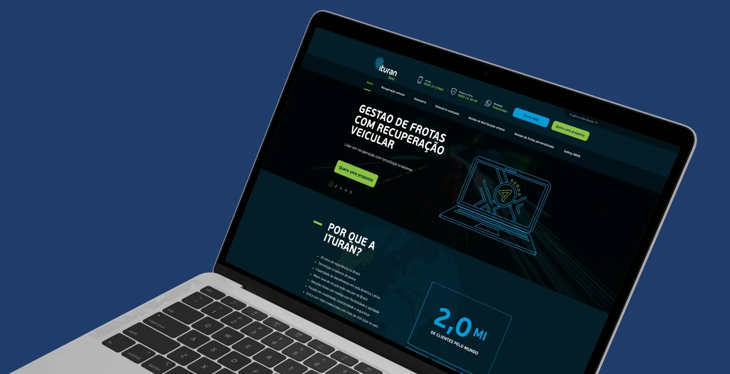 Ituran apresenta novo site com solução de rastreamento dual e inteligência operacional