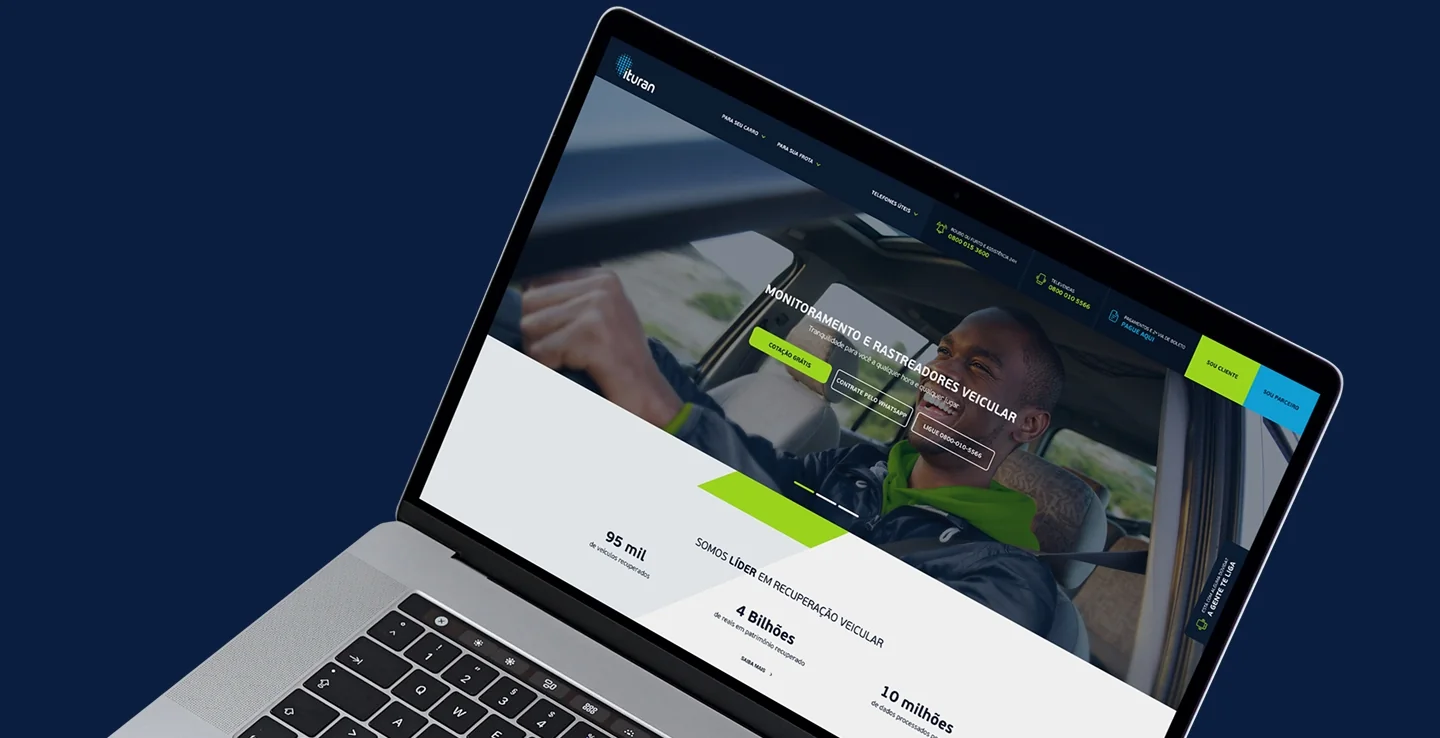 Ituran: experiência integrada e conversão no setor de seguros e rastreamento